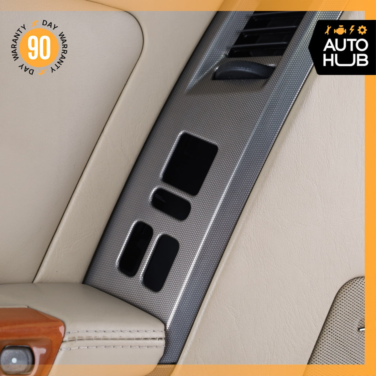 07-09 Cadillac XLR Left Driver Side Interior Door Panel Beige OEM 70k - photo 12