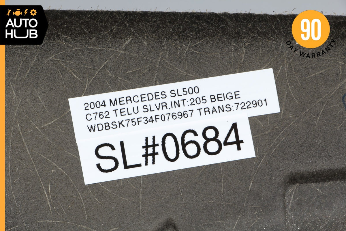 03-06 Mercedes R230 SL500 SL55 Front Left Side Interior Trim Panel A Pillar OEM - photo 12