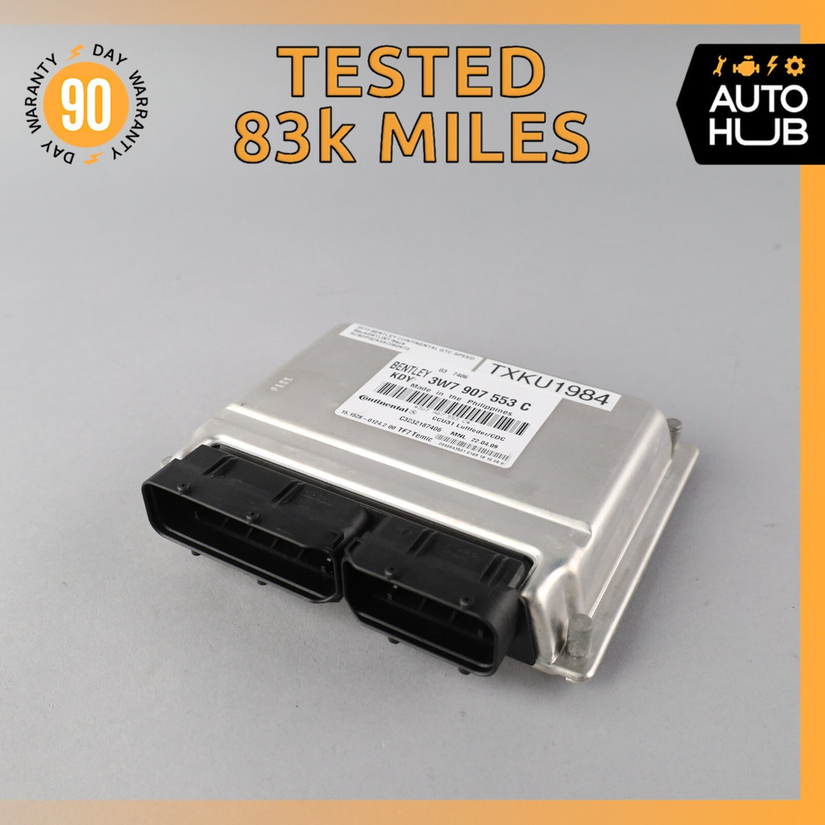 10-11 Bentley Continental GTС Speed Air Suspension Control Module OEM 83k - photo 1