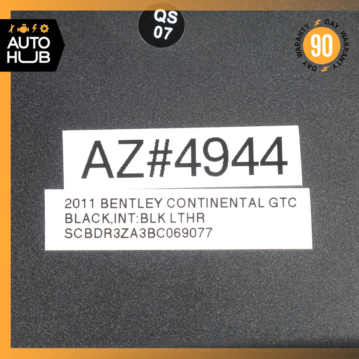 2011 Bentley Continental GTC Communication Phone Control Module OEM - photo 10