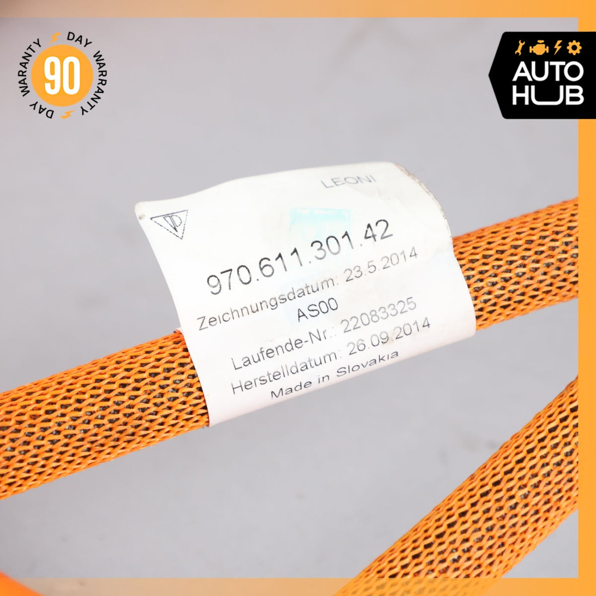 14-16 Porsche Panamera 970 E-Hybrid HV Battery Charging Cable Wire Harness OEM - photo 19