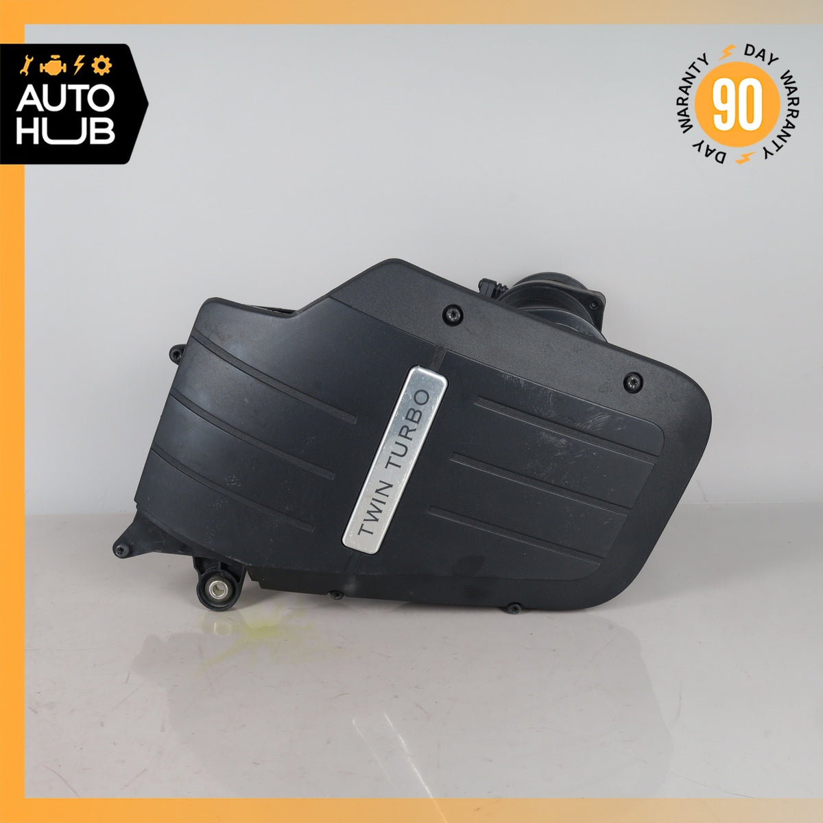 03-13 Bentley Continental GTC Left Side Air Intake Cleaner Box OEM 40k - photo 2