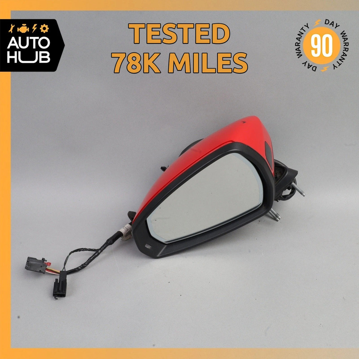 16-18 Audi 8V A3 E-Tron Front Left Side Rear View Mirror w/ Blind Spot OEM 78k - photo 1