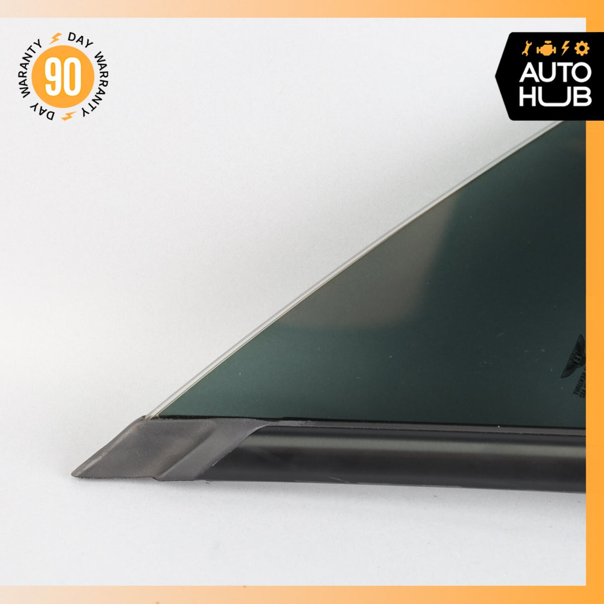 03-10 Bentley Continental GT Front Left Side Door Vent Window Glass OEM 73k - photo 7