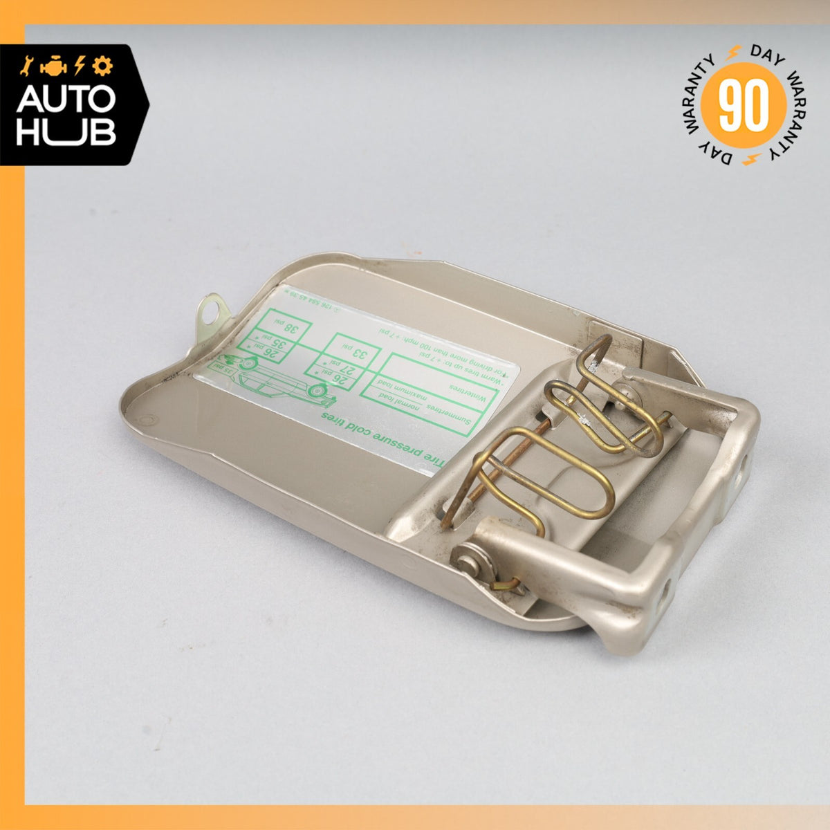 Mercedes W126 420SEL Fuel Gas Tank Door Lid Cover OEM - photo 11