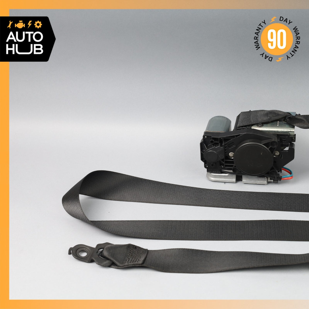 07-09 Mercedes W211 E350 CLS550 Front Right Passenger Side Seat Belt Black OEM - photo 13