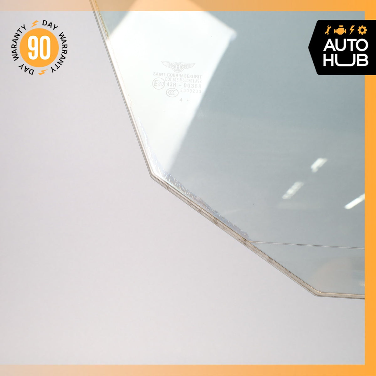 03-10 Bentley Continental GT Coupe Front Right Side Door Window Glass OEM - photo 10