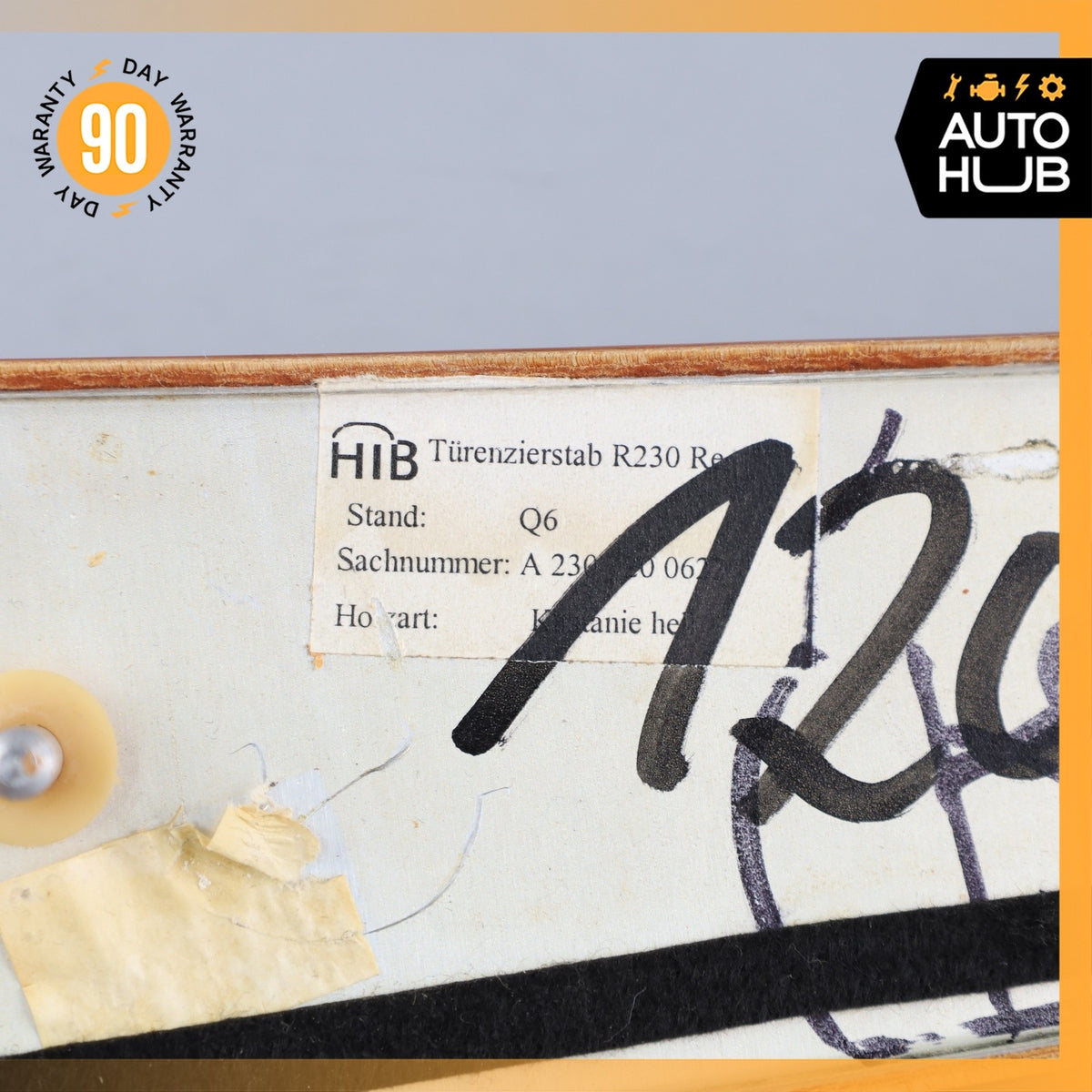 03-12 Mercedes R230 SL500 SL55 AMG Door Panel Trim Right Side Wood OEM - photo 12