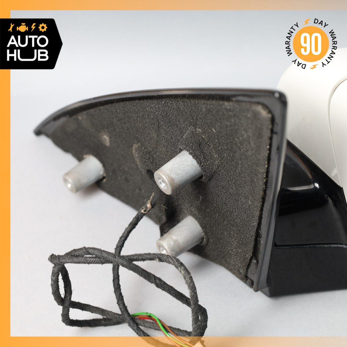 06-10 BMW E64 650i Right Side Rear View Door Mirror Alpine White OEM 65k - photo 3