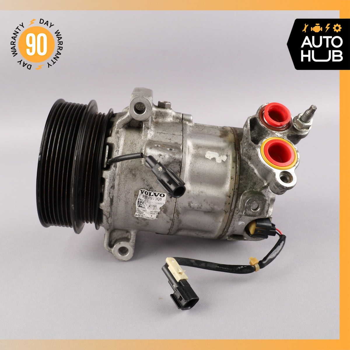 21-25 Volvo S60 V60 XC60 A/C Air Conditioning Compressor OEM 60k - photo 3