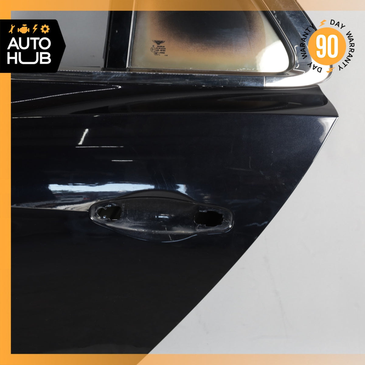 14-18 Bentley Flying Spur Rear Left Driver Side Door Shell Black OEM 40k - photo 7