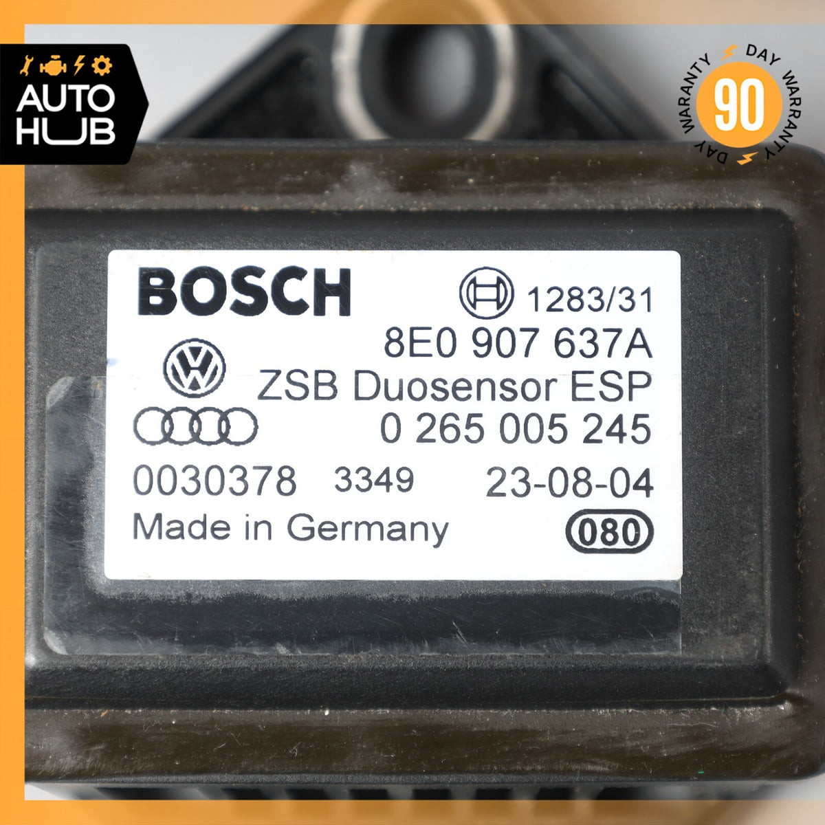 03-12 Bentley Continental GT GTC Flying Spur Yaw Turn Rate Sensor OEM - photo 5