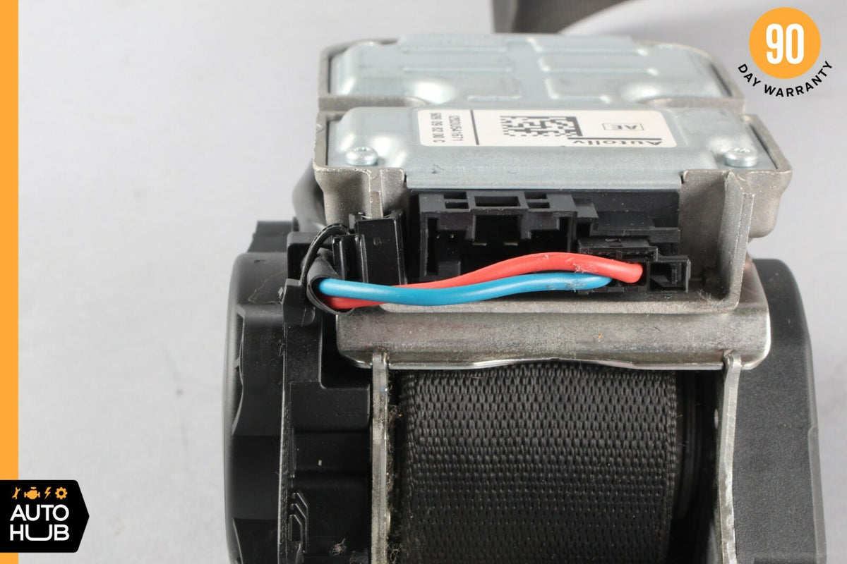 07-09 Mercedes W211 E350 E550 E63 Front Left Driver Side Seat Belt Black OEM - photo 6