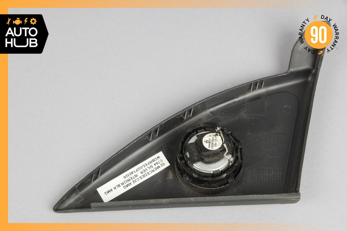 01-04 Mercedes W203 C32 AMG C230 Right Passenger Door Tweeter Speaker Cover OEM - photo 6