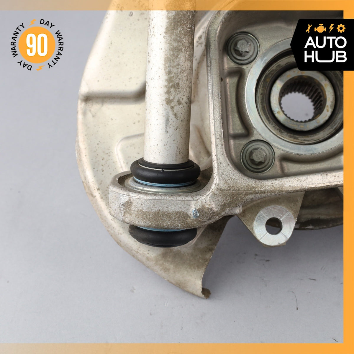 14-18 BMW F15 X5 Rear Right Passenger Spindle Knuckle Hub w/ Shield OEM - photo 9