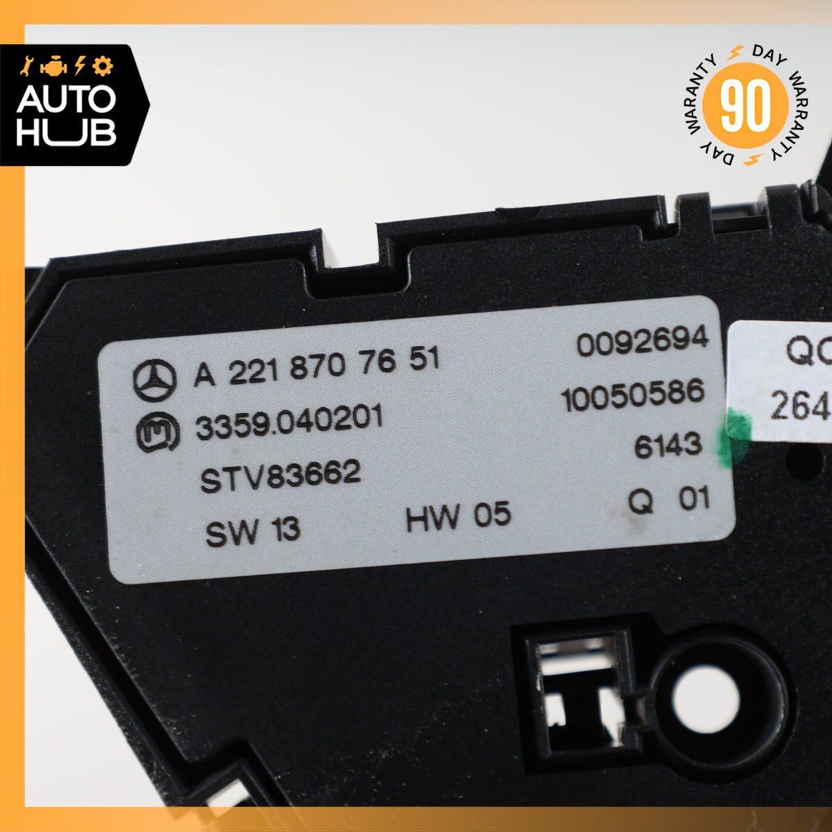 07-14 Mercedes W221 S600 CL550 Front Left Driver Seat Control Memory Switch OEM - photo 14