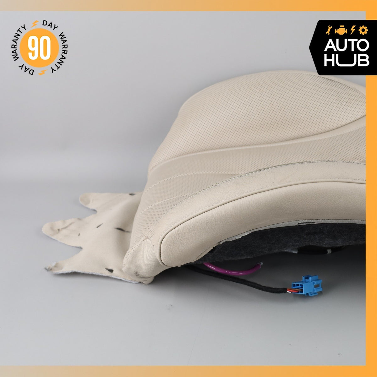 14-17 Mercedes W222 S550 Front Left Side Seat Upper Back Cushion OEM - photo 7