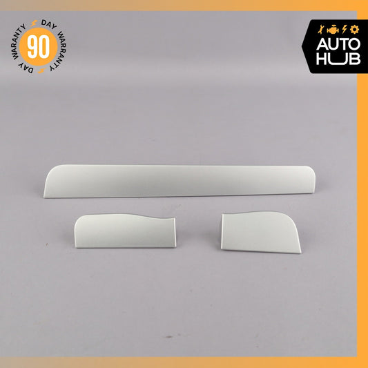 05-11 Mercedes R171 SLK350 SLK280 Dashboard Panel Trim Silver Set of 3 OEM 99k - photo 1
