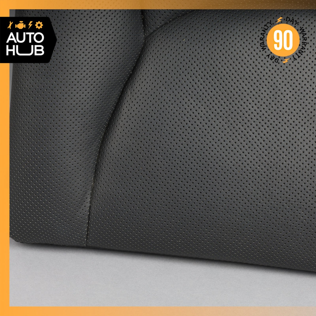 03-06 Mercedes W220 S600 Rear Left Side Lower Bottom Seat Cushion Black OEM - photo 2