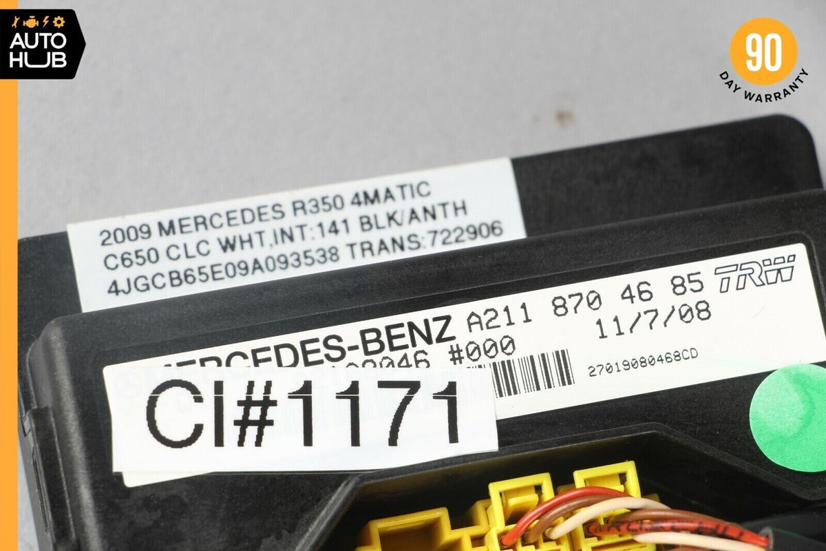 06-13 Mercedes W251 R350 GL350 Right Seat Weight Sensor Control Module OEM - photo 12