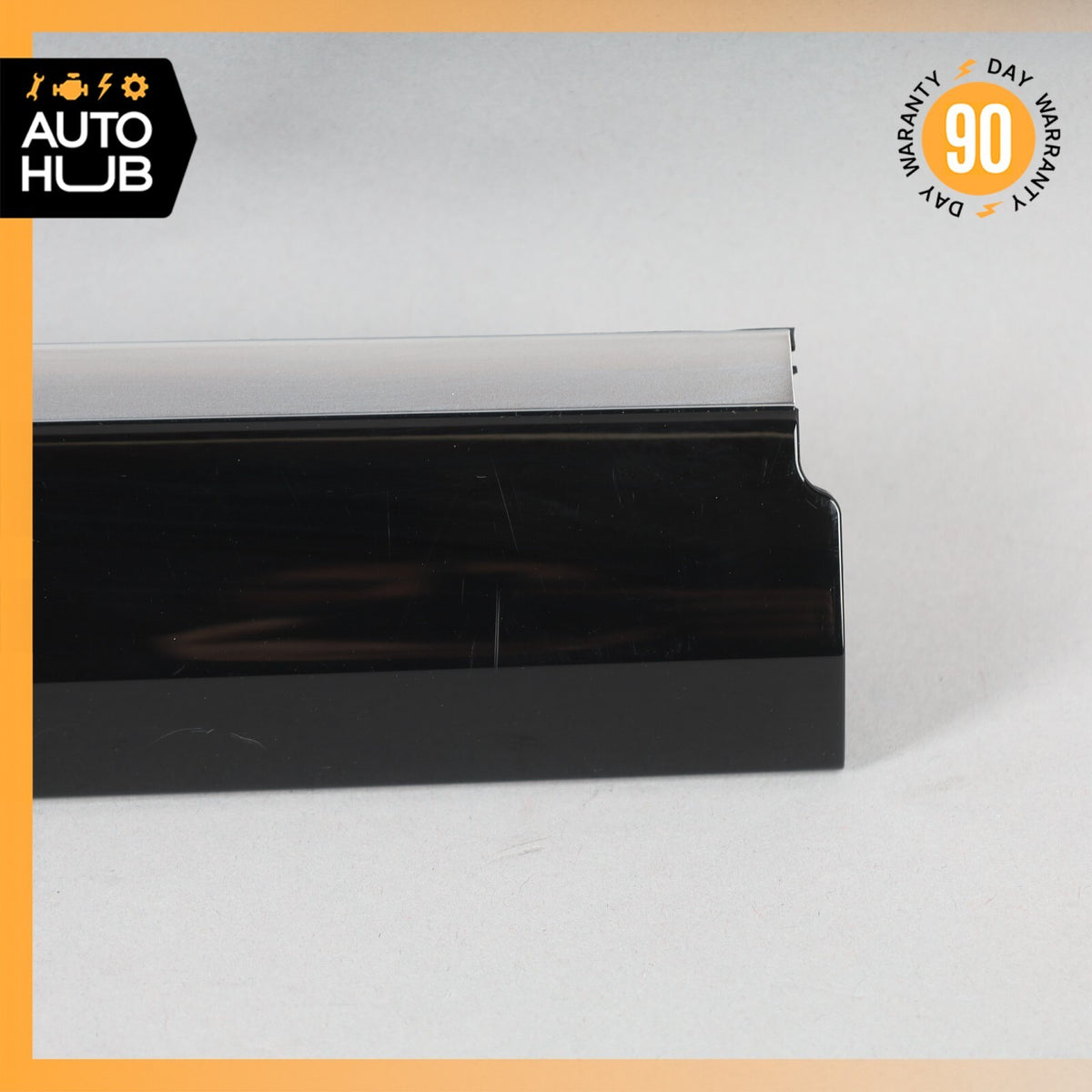 11-18 Porsche Cayenne 958 Hybrid S Right Side Dashboard Panel Trim Black OEM - photo 2