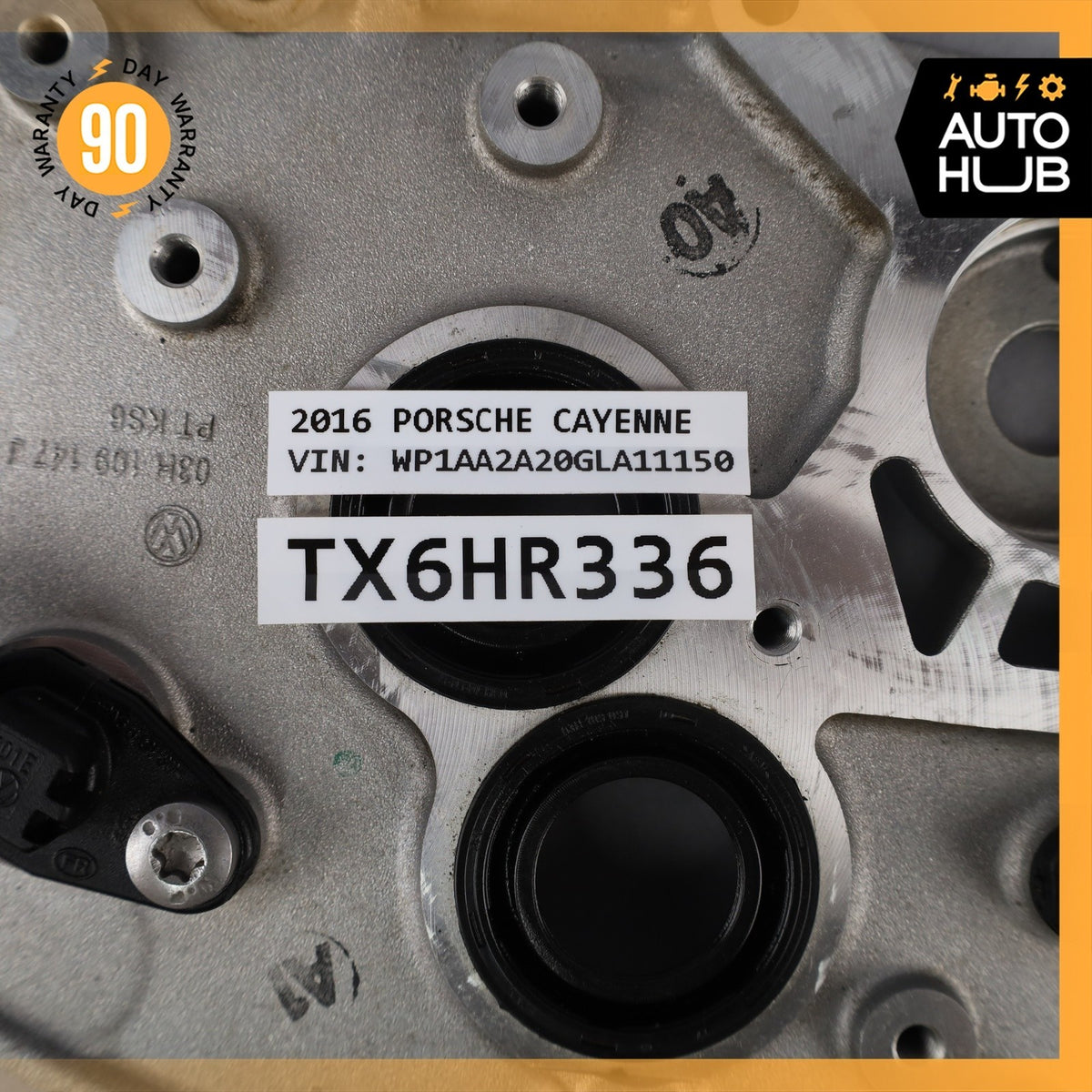 Porsche Cayenne 958 VR6 3.6L Engine Motor Upper Timing Cover OEM - photo 6