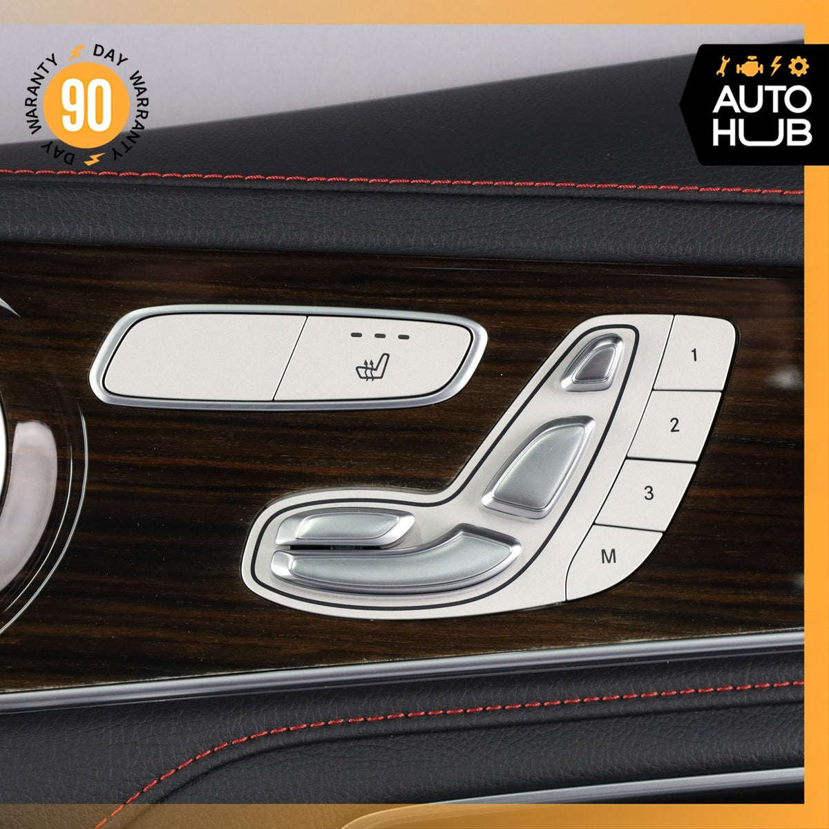 15-21 Mercedes W205 C43 AMG C350e Front Right Side Interior Door Panel OEM - photo 8