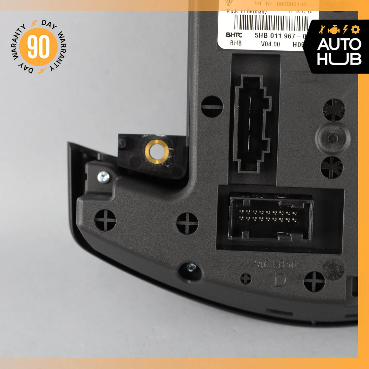 15-18 Porsche Cayenne 958 Rear Seat Heat Lock Switch Control Panel OEM - photo 8