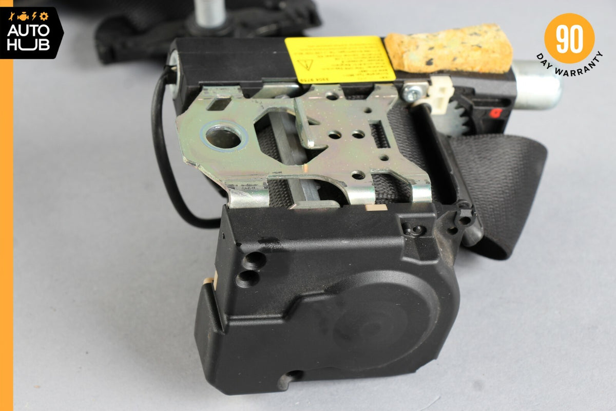 07-09 Mercedes W221 S550 S450 S600 Seat Belt Rear Left Driver Side Black OEM - photo 6