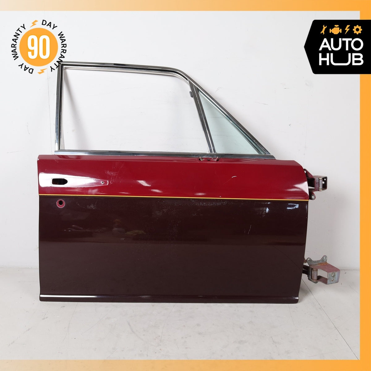 81-89 Rolls Royce Silver Spirit Spur Front Right Side Door Shell Red OEM 22k - photo 2