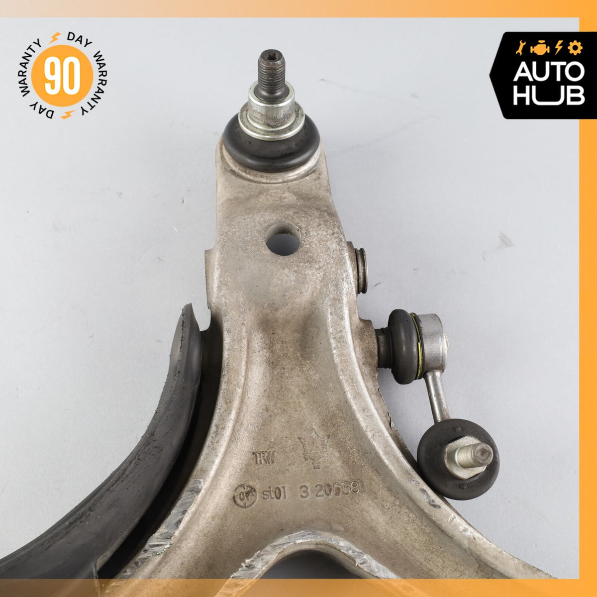 03-10 Maserati Quattroporte M139 Front Left Lower Control Arm 3206581 OEM 75k - photo 3