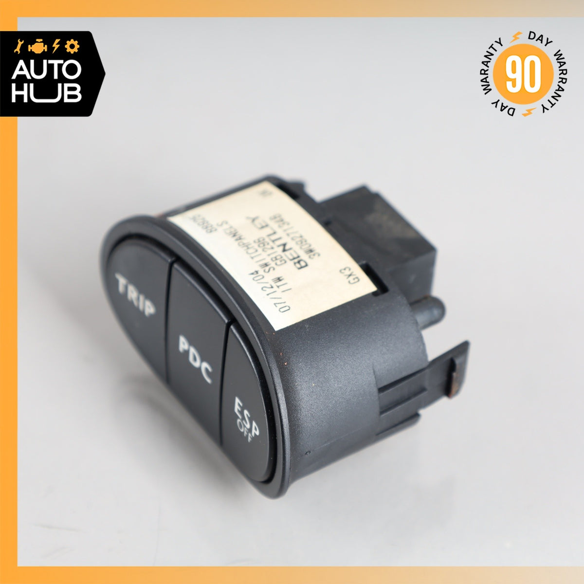 03-12 Bentley Continental GT GTC Flying Spur ESP PDC Button Switch Control OEM - photo 2