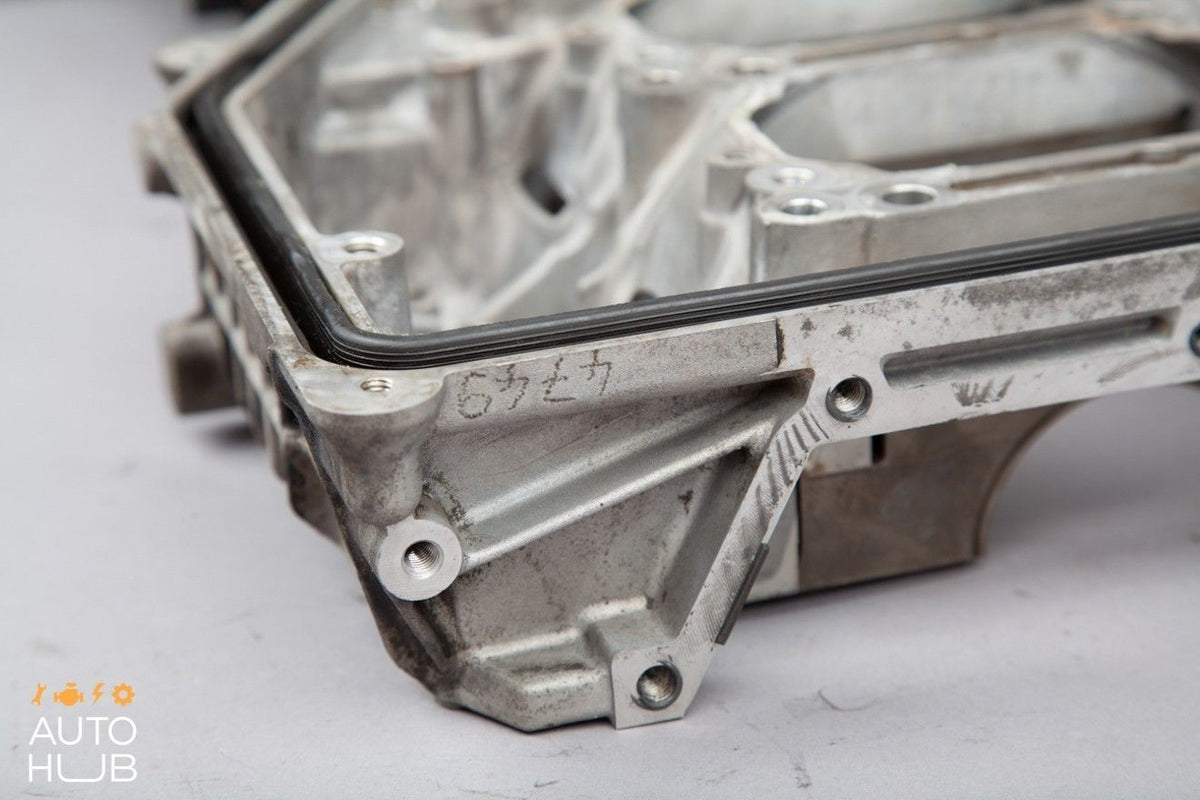 01-02 Mercedes W220 S600 CL600 V12 Lower Block Oil Pan 1370140301 OEM - photo 3