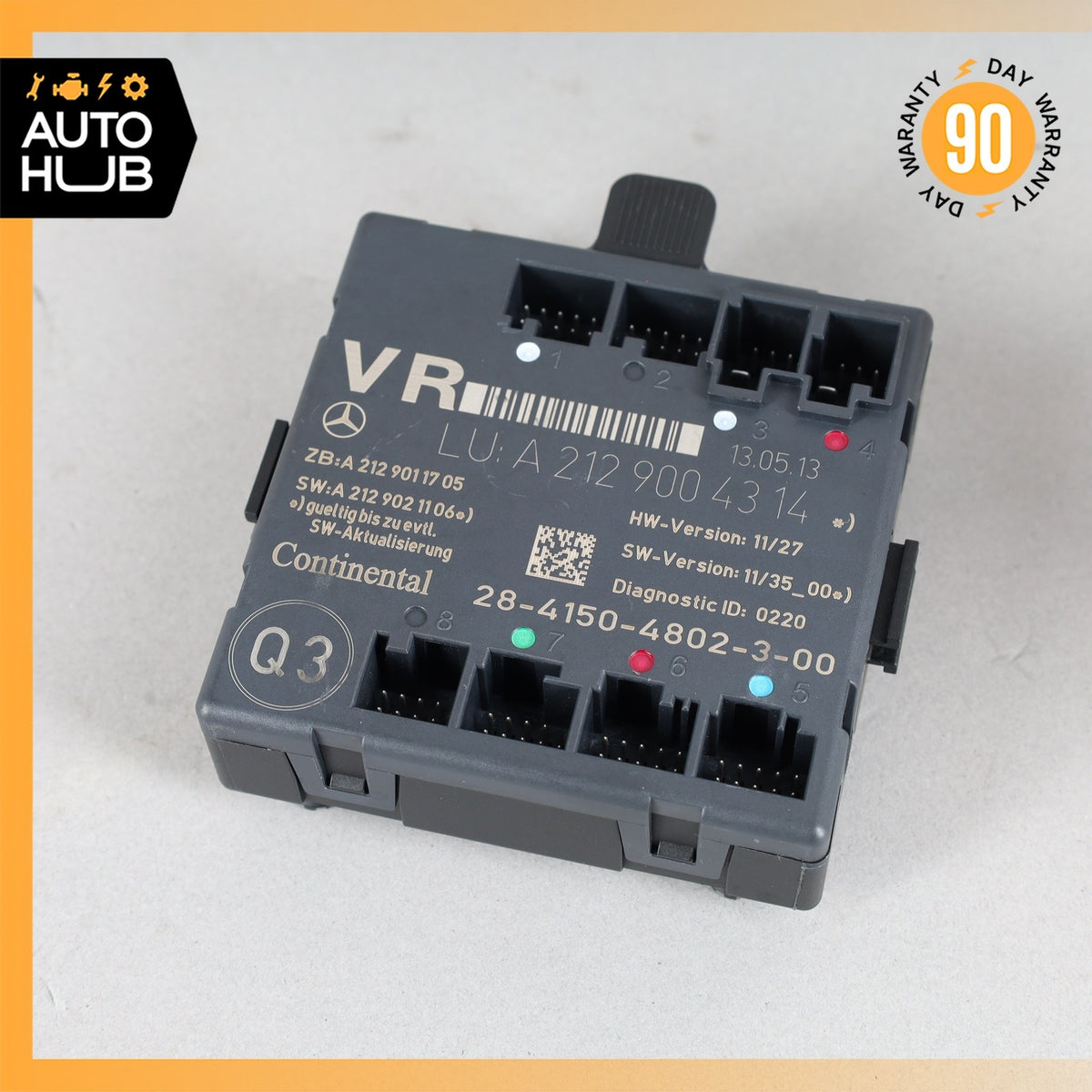08-18 Mercedes W207 E350 SLK250 Front Right Side Door Control Module OEM - photo 1