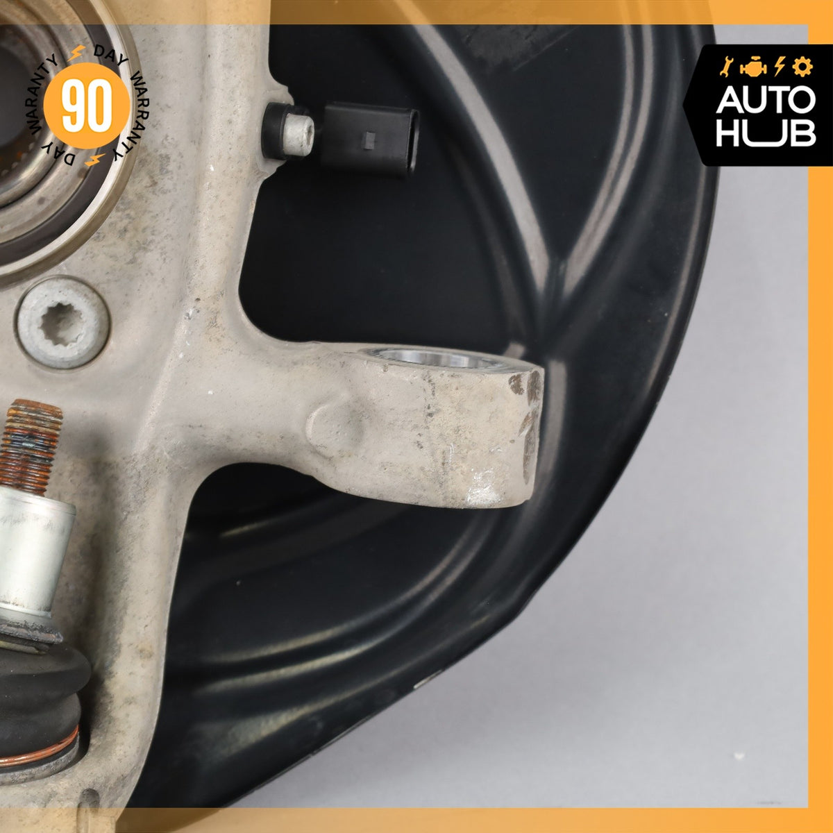17-25 Audi 4M Q7 Q8 e-Tron Quattro Front Left Spindle Knuckle Hub w/ Shield OEM - photo 11