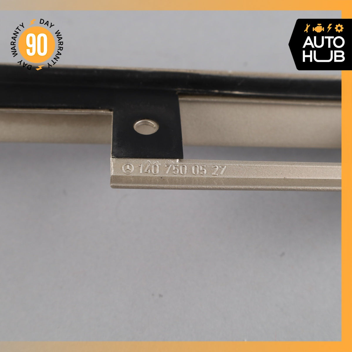 93-99 Mercedes W140 CL600 S500 S600 Coupe Trunk Lid License Plate Trim Panel OEM - photo 12