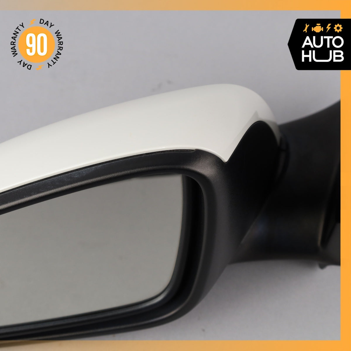13-15 BMW E84 X1 Left Driver Side Rear View Door Mirror White OEM 48k - photo 4