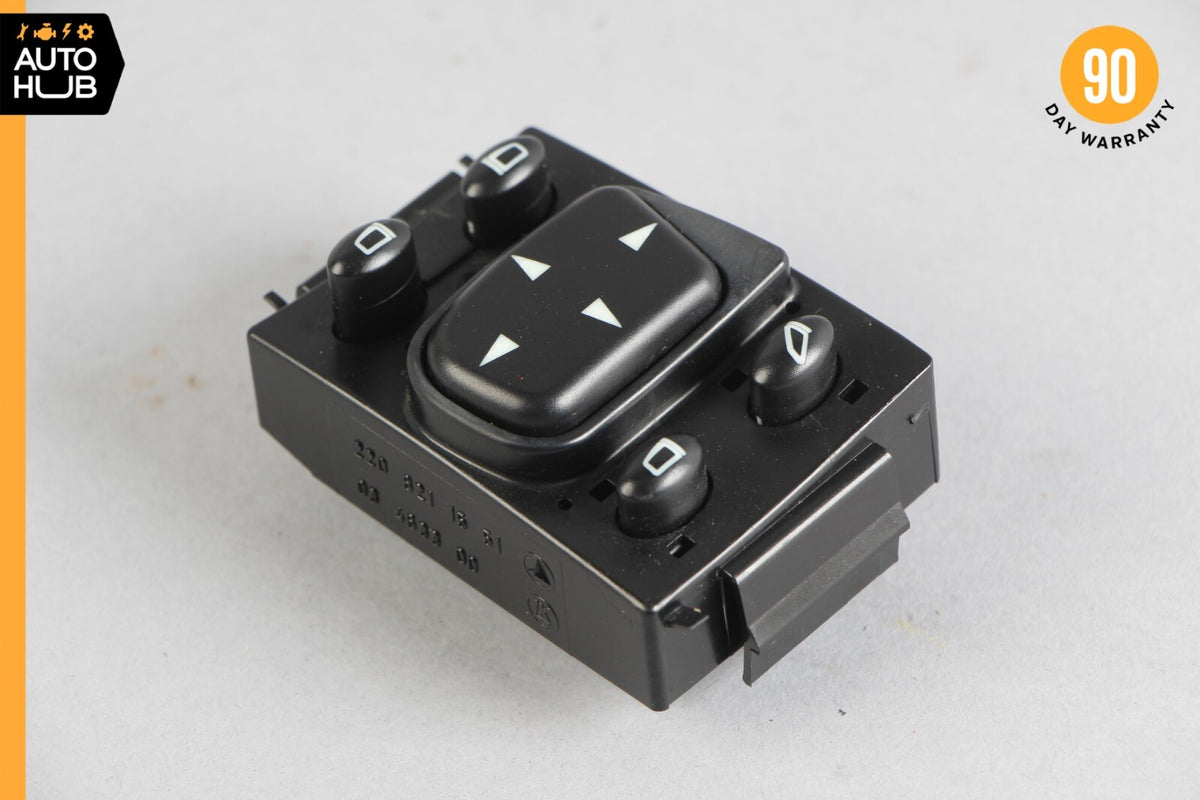 00-06 Mercedes W220 S430 CL55 AMG Side Rear View Mirror Adjust Switch Button OEM - photo 3