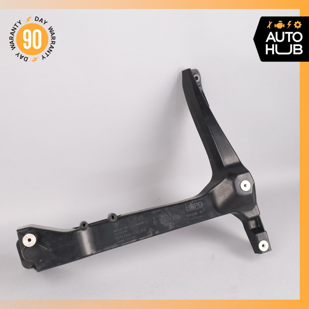 10-16 Porsche Panamera 970 Radiator Console Right Side Support Mount Bracket OEM - photo 1