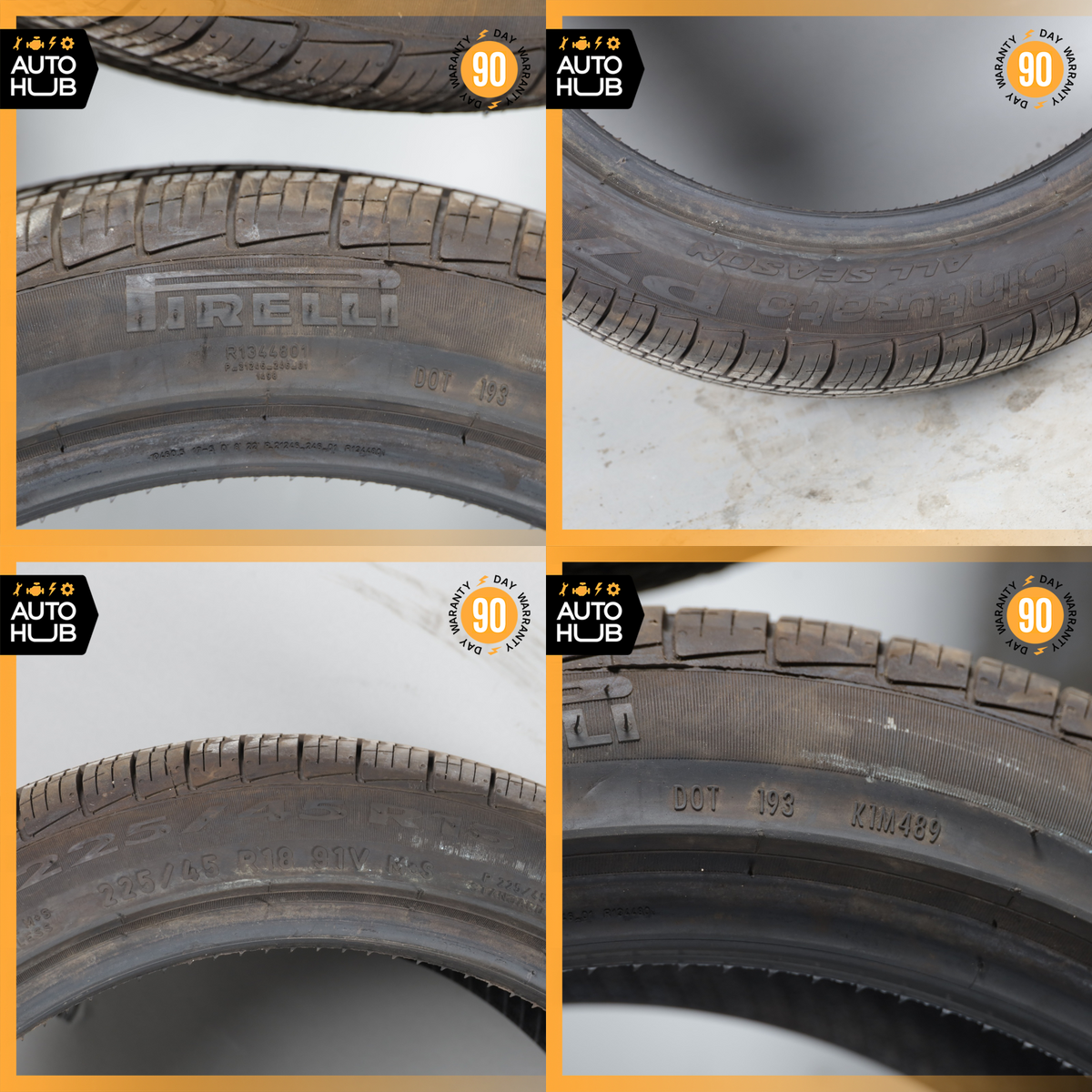 225/45R18 Pirelli Cinturato P7 All Season Run Flat 225 45 18' 91V Tire Set of 2 - photo 16