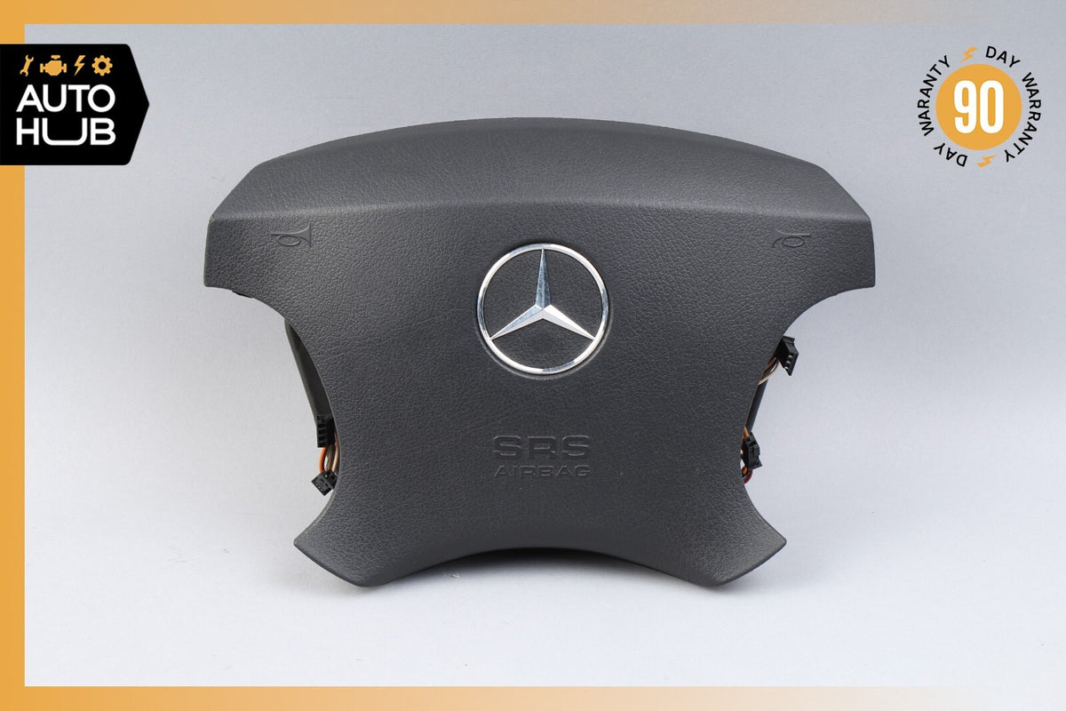 00-06 Mercedes W220 S430 CL500 Steering Wheel Air Bag Black 2204602498 OEM - photo 1