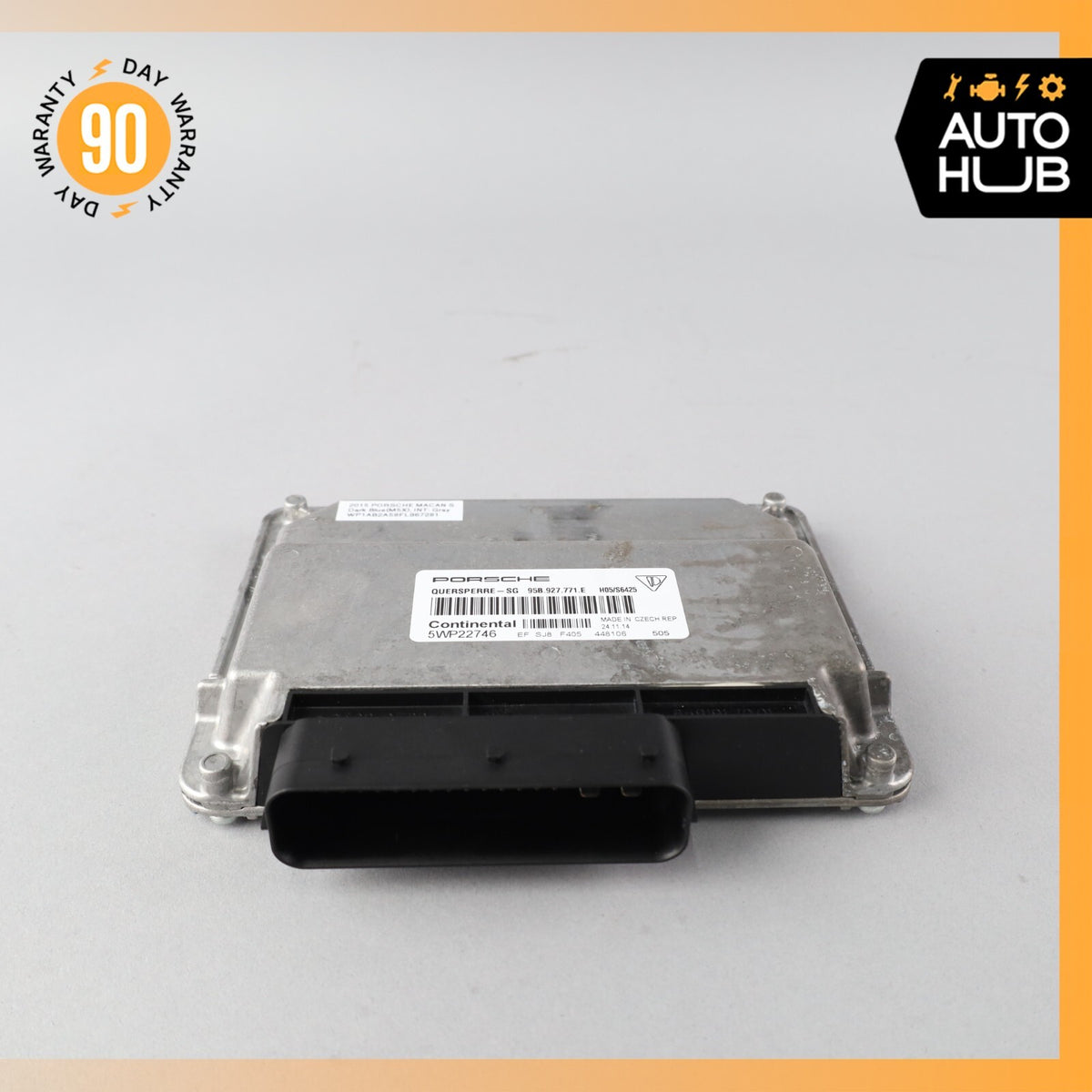 15-18 Porsche Macan S 95B Differential Lock Control Module Unit OEM - photo 6