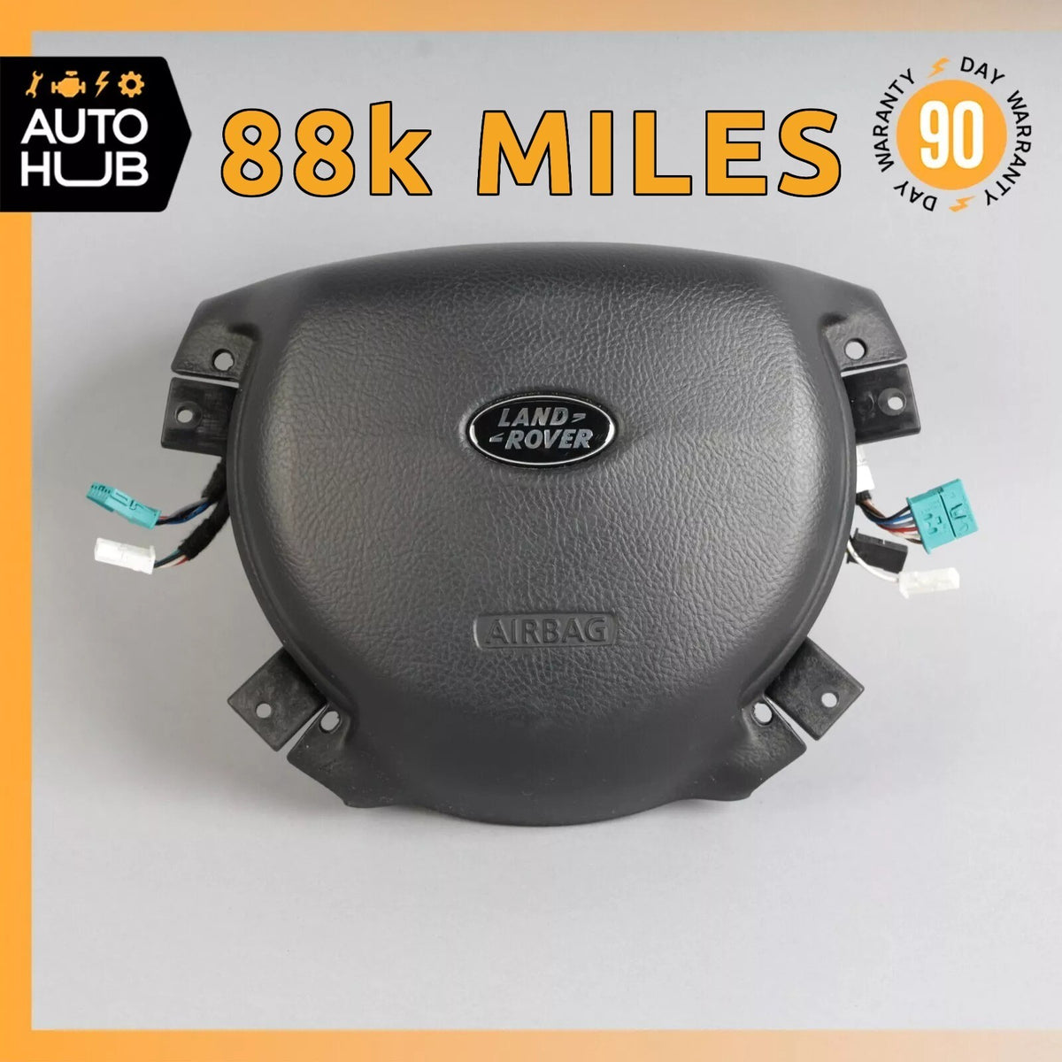 Land Rover Range Rover L322 HSE Steering Wheel Airbag Air Bag Black OEM 88k - photo 1