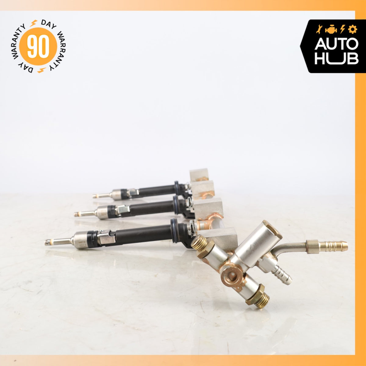 11-18 Porsche Cayenne 958 Touareg VR6 Upper Fuel Injector Rail w/ Injectors OEM - photo 6