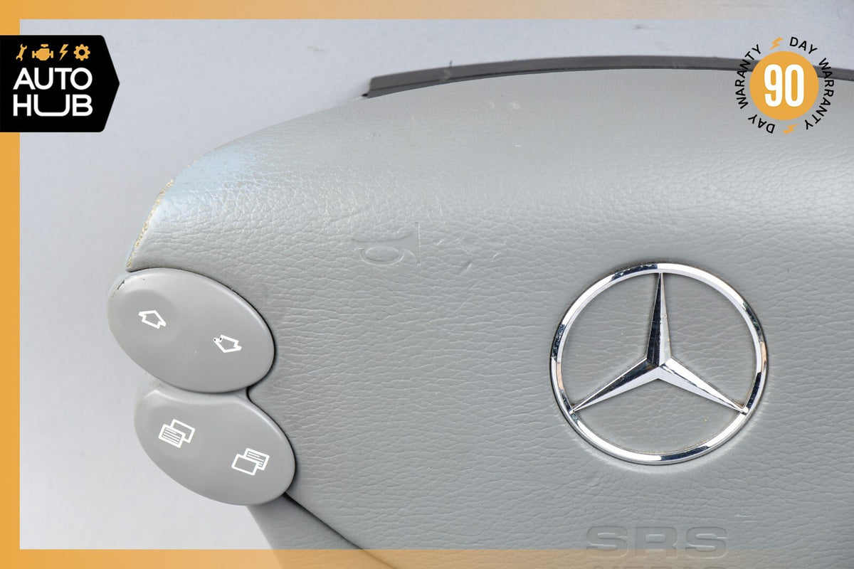 Mercedes R230 SL500 SL55 AMG CLK500 E350 Steering Wheel Airbag Air Bag Gray OEM - photo 2