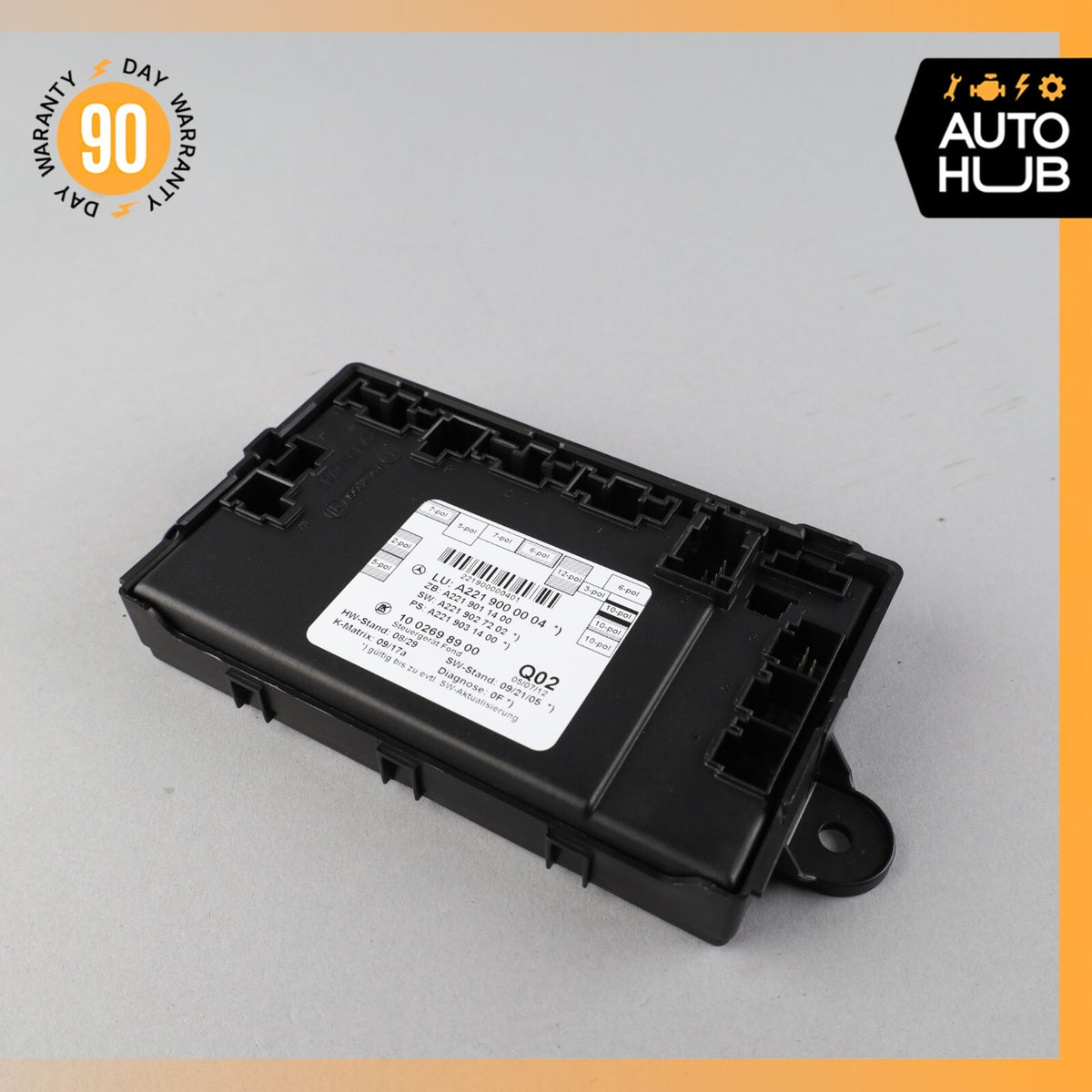 07-13 Mercedes W221 S550 S400 Rear Right or Left Side Door Control Module OEM - photo 1