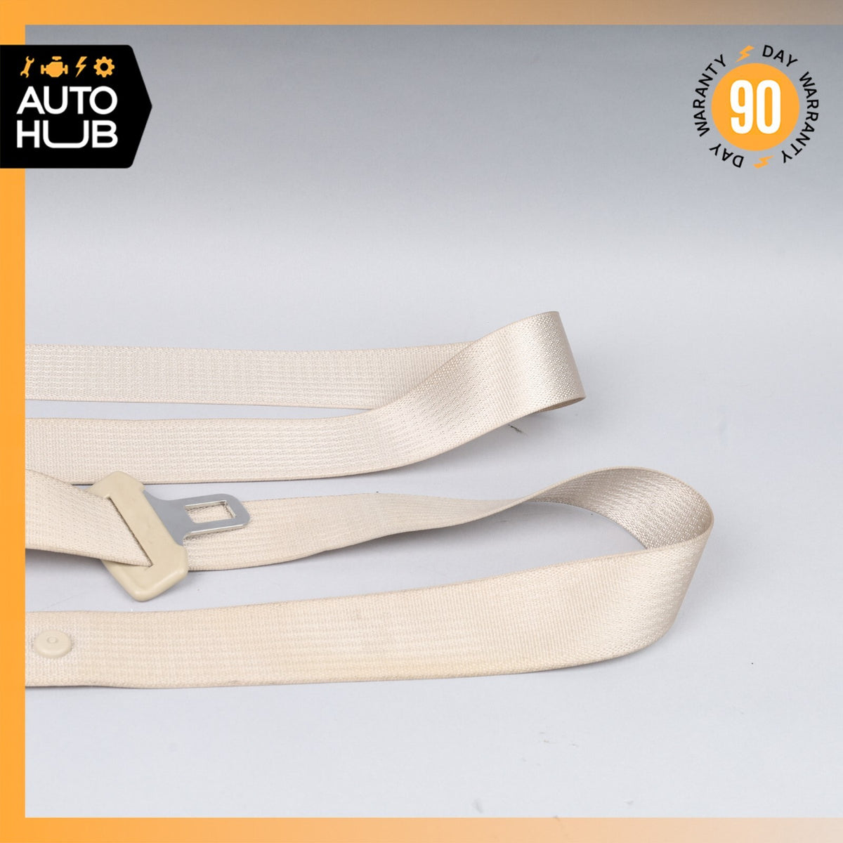 04-06 Cadillac XLR Right Side Seatbelt Seat Belt Retractor Beige 89023216 OEM - photo 2