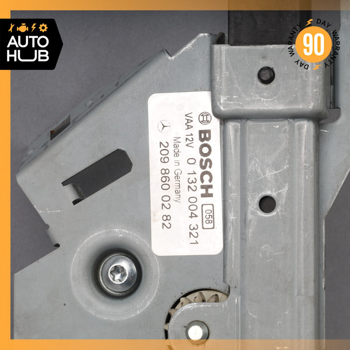 06-09 Mercedes W209 CLK550 CLK350 Front Right Seat Belt Feeder Motor Gray OEM - photo 7