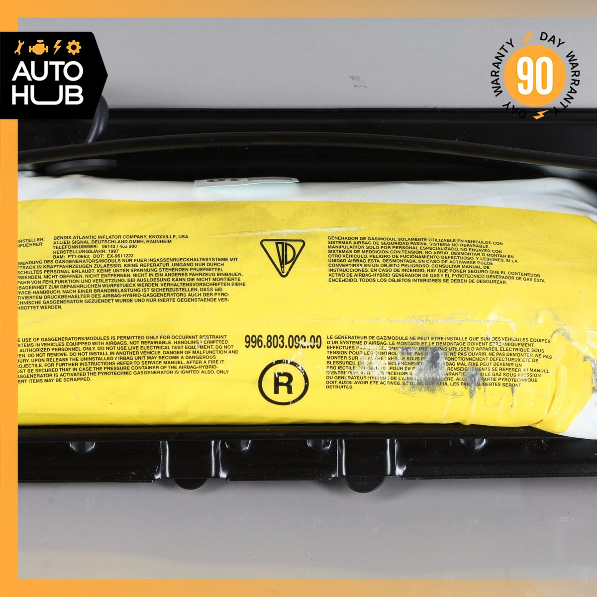 98-05 Porsche Boxster 986 911 996 Door Right Passenger Side Airbag Air Bag OEM - photo 3