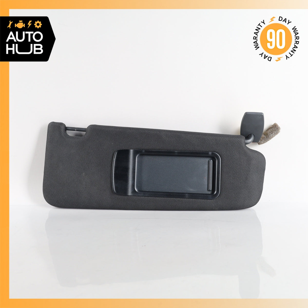 11-16 BMW F10 550i 528i Right Passenger Sun Visor Shade Black 51168038166 OEM - photo 1